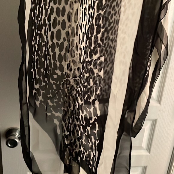 NWT Talbots Silk Animal Print L/XL Blouse - Picture 3 of 7